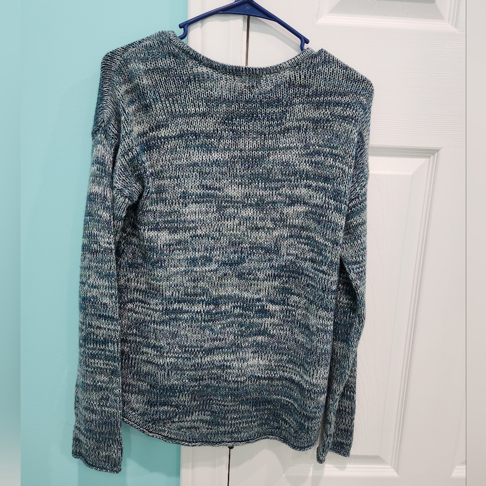 Old Navy Blue Marled Women's Sweater - Picture 3 of 3